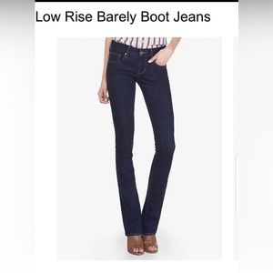 Express Barely Boot Jeans 2R